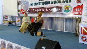 Mary Harper moderates Maimouna Jallow