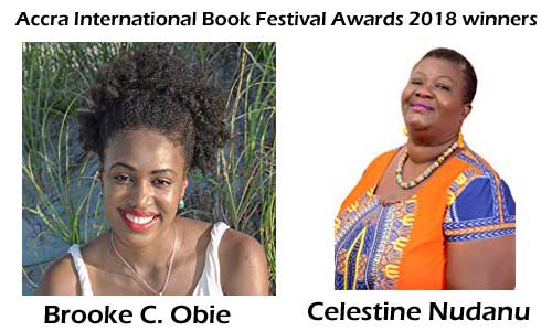 Accra International Book Festival Awards 2018 winners.