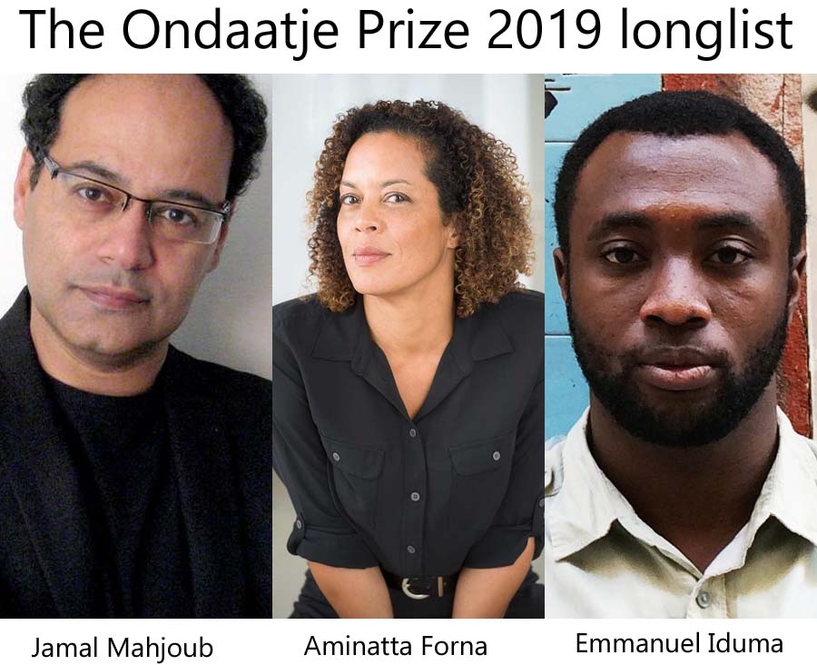 The Ondaatje Prize 2019 longlist features three Africans