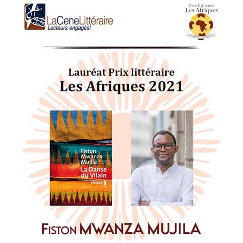 Fiston Mwanza Mujila wins Le Prix Les Afriques 2021.