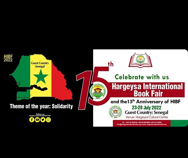 Hargeysa International Book Fair 2022 for Somaliland in July.