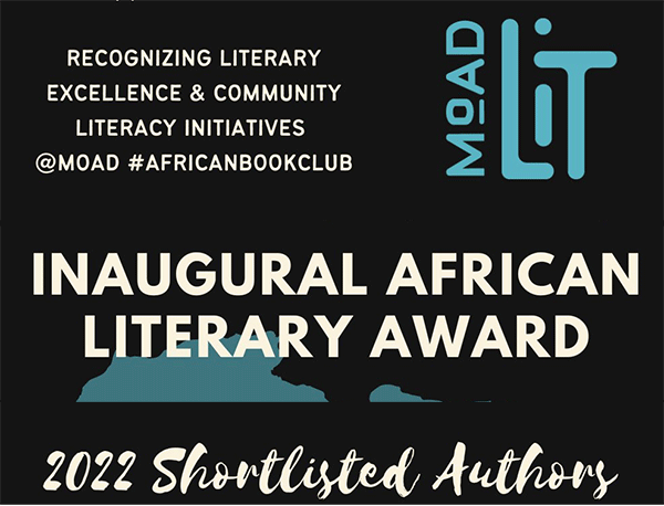 Museum of African Diaspora African Literary Awards finalists announced.