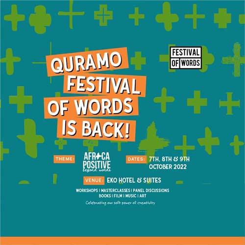 Quramo Festival of Words 2022, QFEST 2022, starts on October 7.
