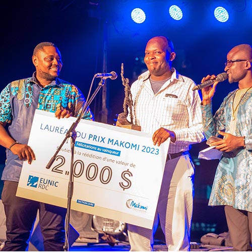 Prix Makomi 2023 winners announced in Kinshasa.
