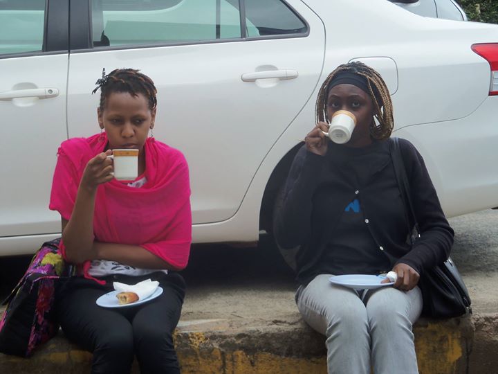 After the event: You know about Kenyans and tea no?