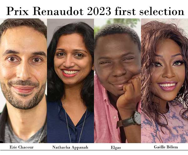 Prix Renaudot 2023 first selection announced