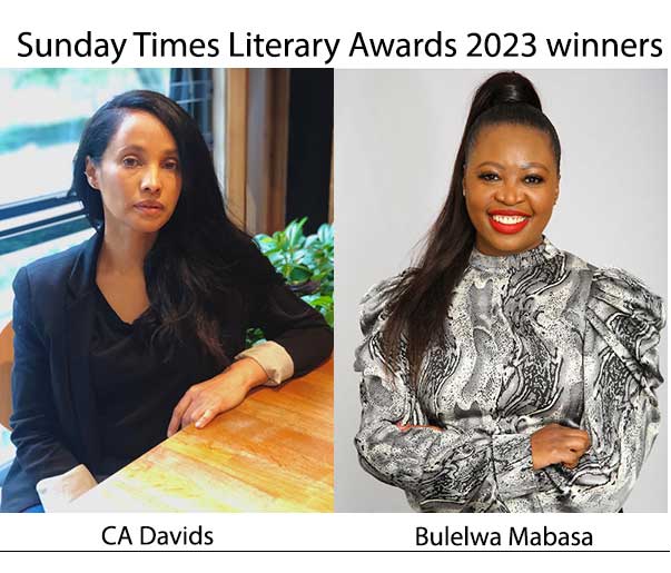Bulelwa Mabasa, CA Davids win Sunday Times Literary Awards 2023