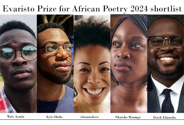 Evaristo Prize for African Poetry 2024 shortlist announced.