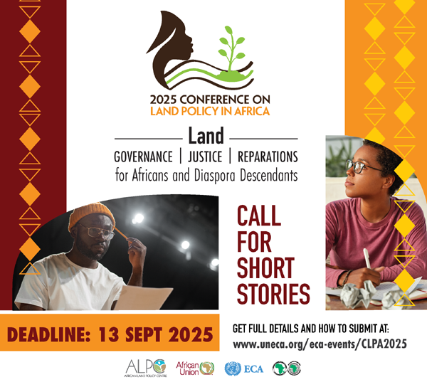 African Land Policy Centre seeks short stories on land governance, justice and reparations