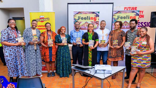 Poetrs launch Feeling with British Council Country Director Millicent Mugabi