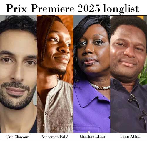 Prix Premiere 2025 longlist announced.