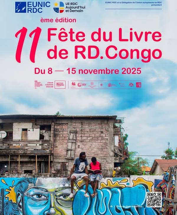 Fête Livre de DR Congo 2025 starts in Kinshasa on November 8