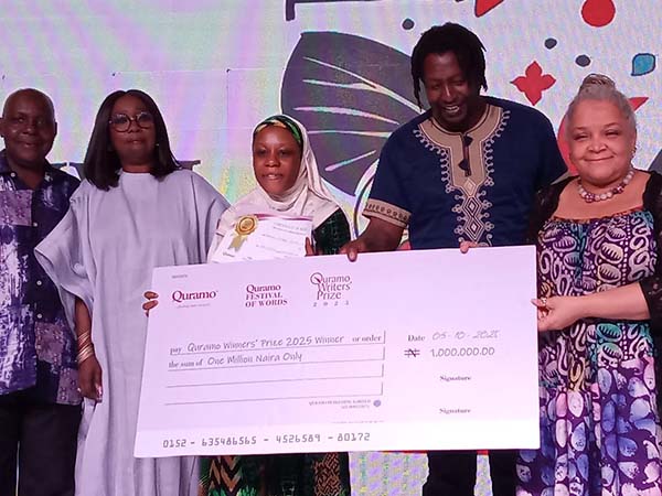 Hubaidat Oyinkansola Ishola Wins Quramo Writers’ Prize 2025
