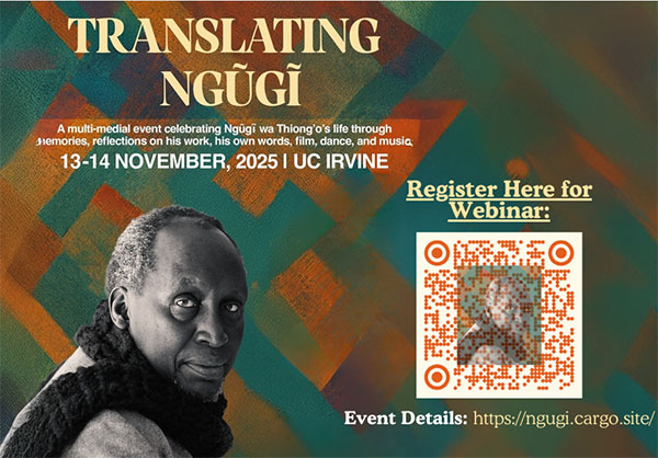 Ngũgĩ wa Thiong’o to be celebrated at US University