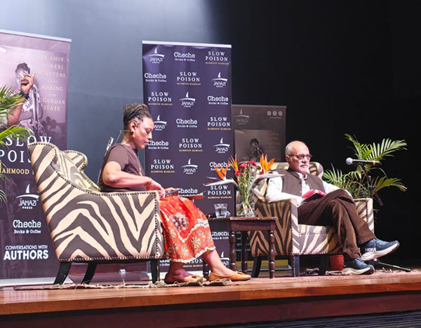 Mshai Mwangola with Mahmood Mamdani on Saturday